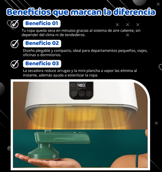 COMBO DUO SECAPLANCHA – Ideal para viajes