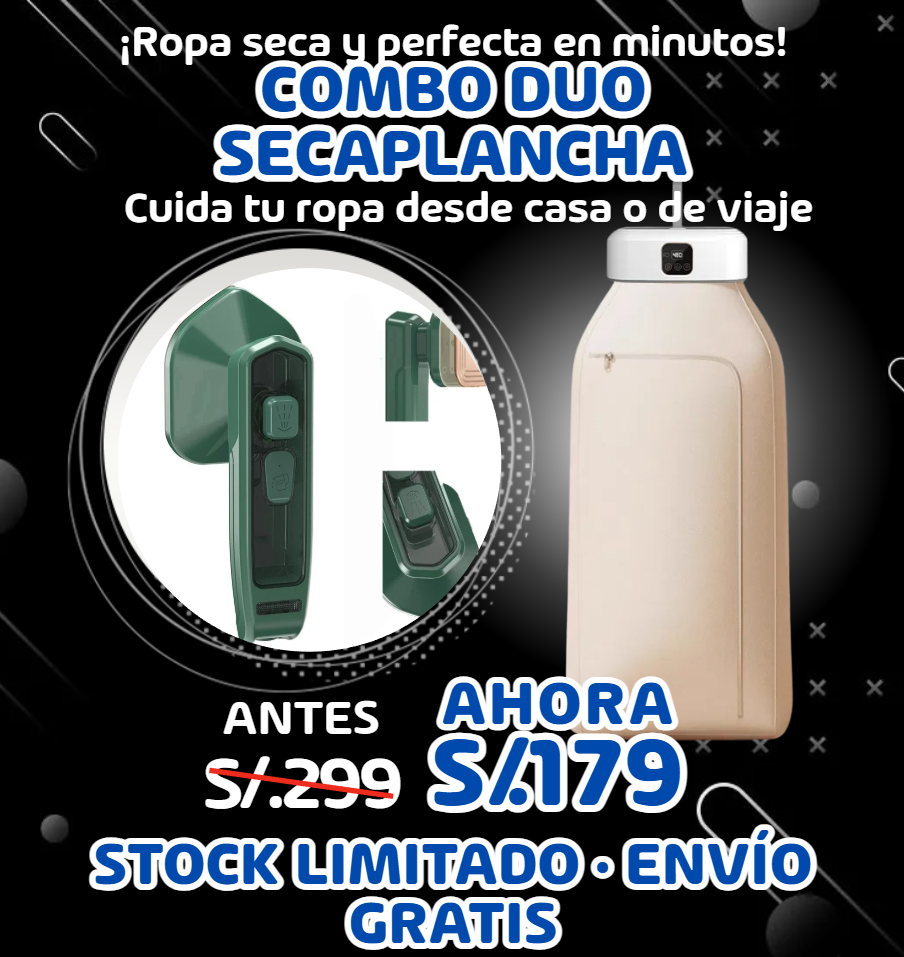 COMBO DUO SECAPLANCHA – Ideal para viajes
